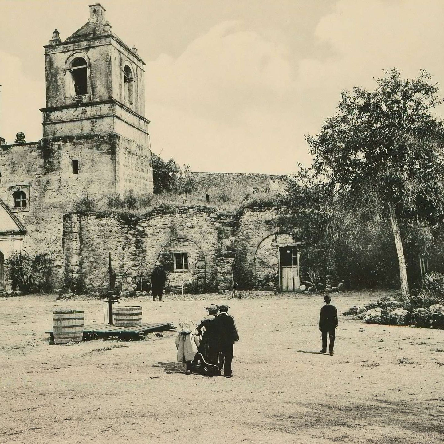 Mission Conception in 1906 Vintage Print (7 Sizes) - High Quality