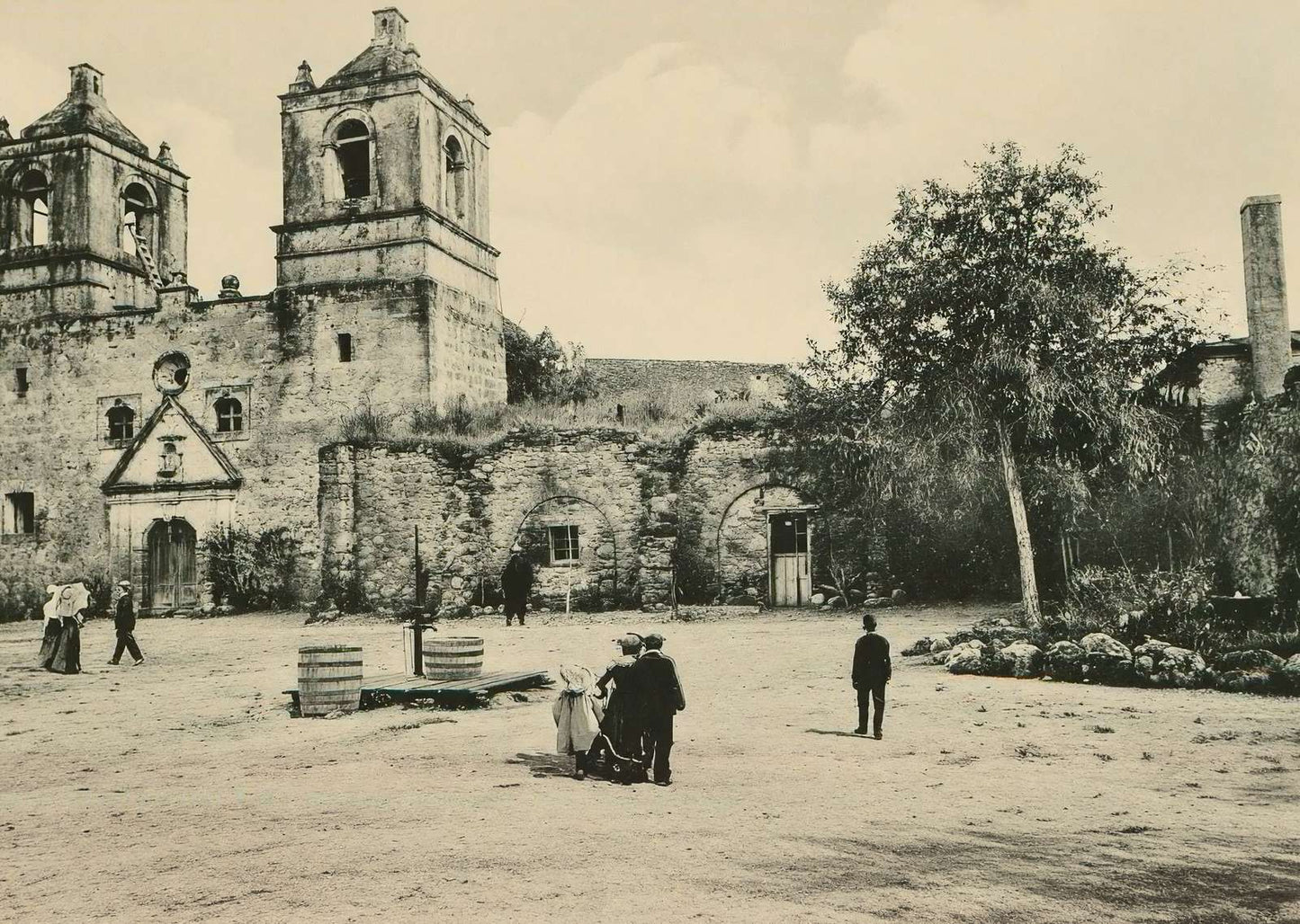 Mission Conception in 1906 Vintage Print (7 Sizes) - High Quality