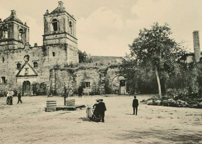 Mission Conception in 1906 Vintage Print (7 Sizes) - High Quality