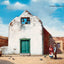 Old Mission Near Santa Fe NM in 1906 Vintage Print (7 Sizes)