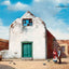 Old Mission Near Santa Fe NM in 1906 Vintage Print (7 Sizes)