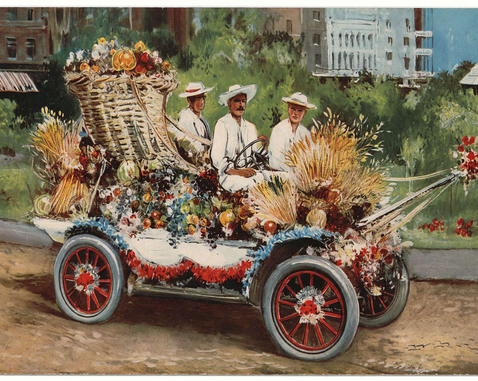 Horn of Plenty at the Battle of Flowers