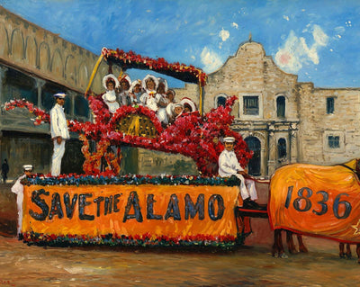 Popular Float at the Battle of Flowers