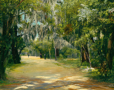 Brackenridge Park in 1905 art print