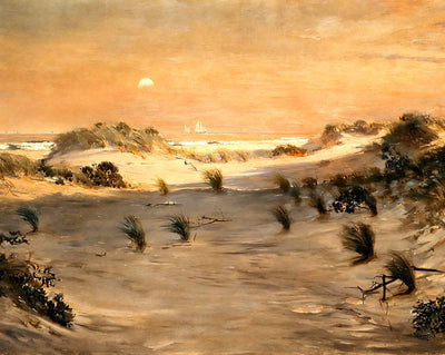Sand Dunes at Sunset