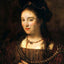 Saskia, the Artist's Wife Art Print 1643 Painting by Rembrandt (6 Sizes)