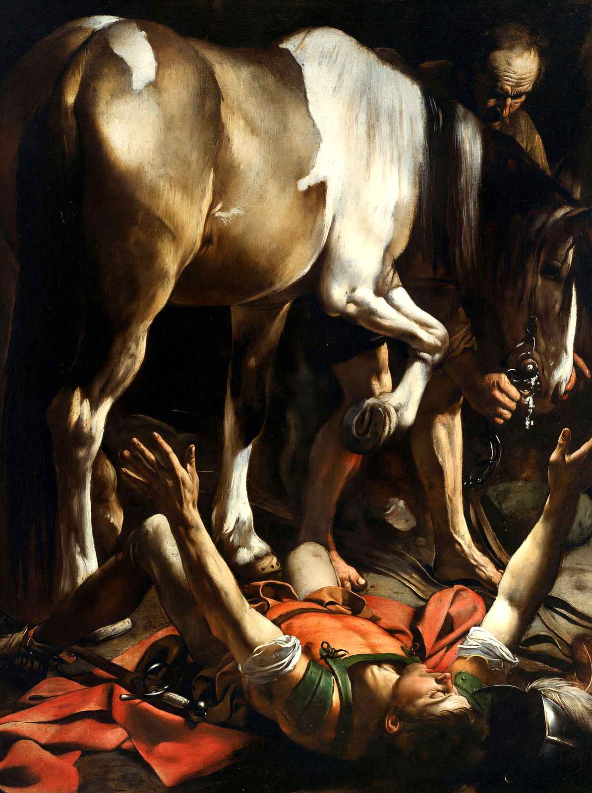 Saul's Conversion on the Way to Art Print Damascus by Caravaggio (6 Sizes)