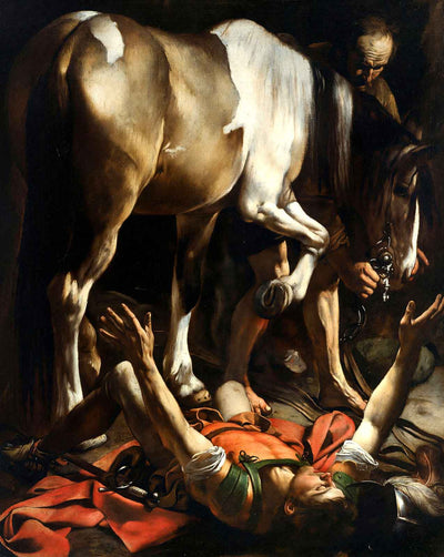 Saul's Conversion on the Way to Damascus painting by Caravaggio