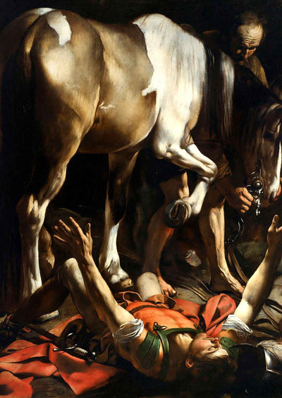 Saul's Conversion on the Way to Art Print Damascus by Caravaggio (6 Sizes)