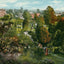 Colonial Park Savannah GA in 1905 Vintage Print (7 Sizes) - Retouched