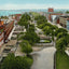 Bay Street from City Hall Savannah GA in 1905 Vintage Print (7 Sizes)