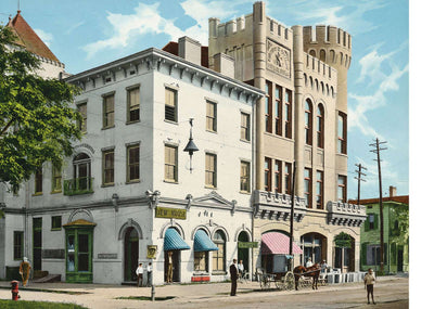 Knights of Pythias Castle Hall Savannah GA in 1905 Vintage Print (7 Sizes)