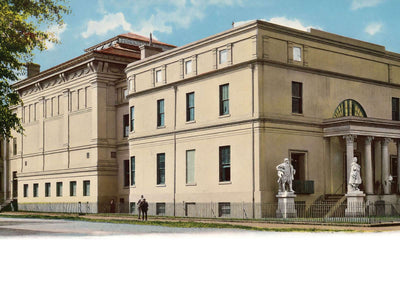 Telfair Academy Savannah GA in 1905 Vintage Print (7 Sizes) - Premium Print