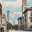 President Street in Savannah in 1905 vintage print