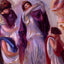Scene Antique Femmes Aux Peplums painting print by Pierre-Auguste Renoir (1895)