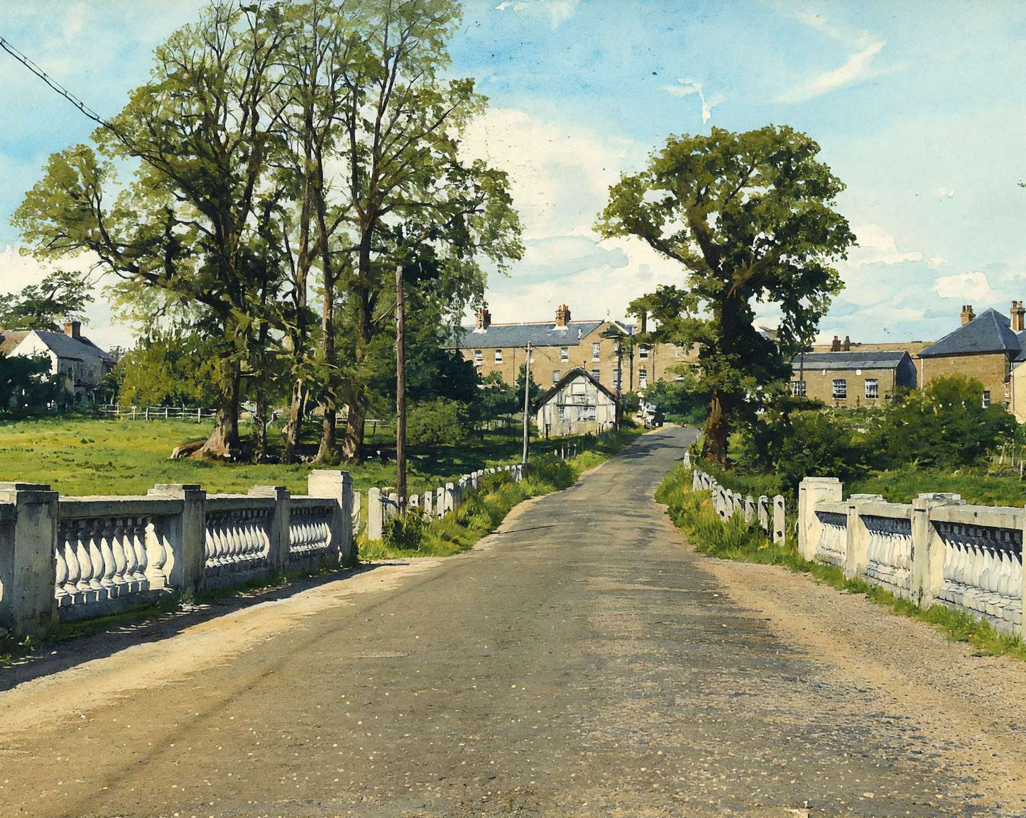 School of Navigation from Newtown Road art print