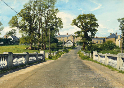 School of Navigation from Newtown Road Warsash in 1959 Art Print (7 Sizes)