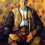Seated Peasant 1904 Painting by Paul Cezanne Art Print (6 Sizes)