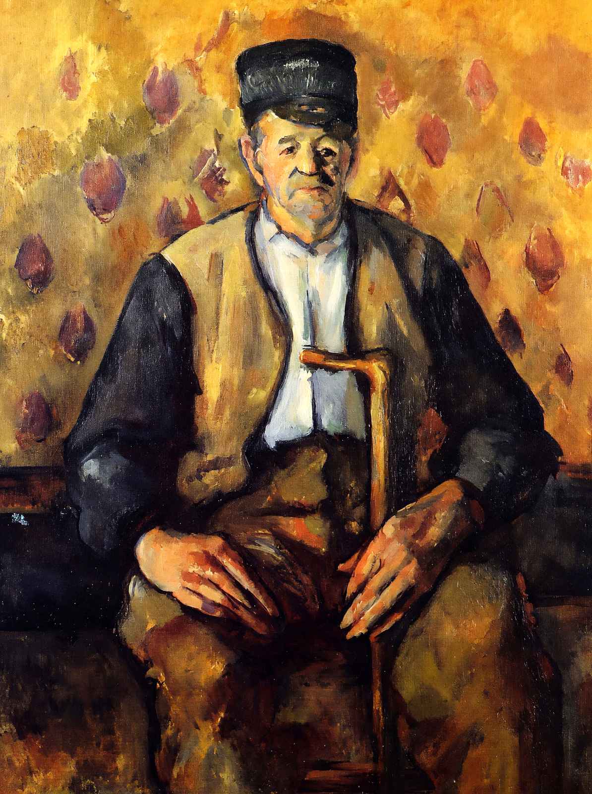 Seated Peasant 1904 Painting by Paul Cezanne Art Print (6 Sizes)