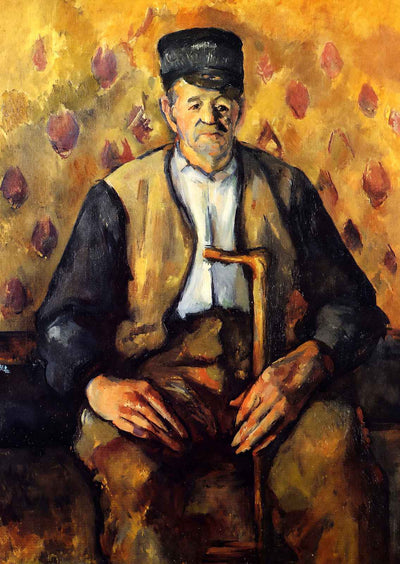 Seated Peasant 1904 Painting by Paul Cezanne Art Print (6 Sizes)
