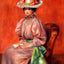 Seated Woman Fine Art Print 1895 Painting by Pierre-Auguste Renoir (6 Sizes)