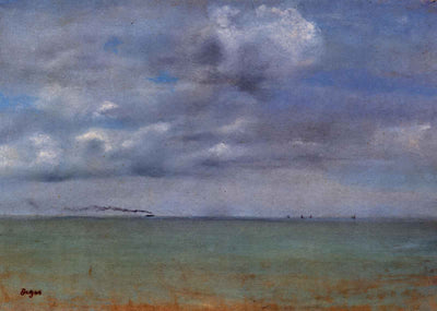 Seascape 1869 Painting by Edgar Degas Art Print (6 Sizes) - Acid Free