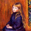 Seated Child in a Blue Dress 1889 by Pierre-Auguste Renoir Art Print (6 Sizes)