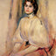 Seated Young Woman (1890) painting by Pierre-Auguste Renoir (1890)