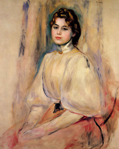 Seated Young Woman (1890) painting by Pierre-Auguste Renoir (1890)