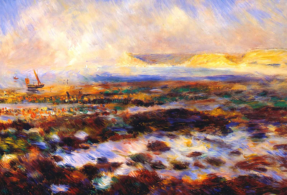 Seascape Art Print 1883 Painting by Pierre-Auguste Renoir (6 Sizes) - Acid Free