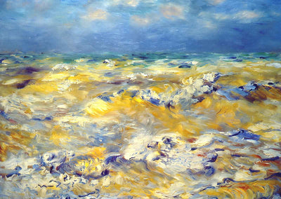 Seascape Near Berneval 1879 by Pierre-Auguste Renoir Art Print (6 Sizes)