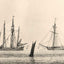 Sea with Ships art print by Caspar David Friedrich (1826)