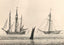 Sea with Ships 1826 Drawing by Caspar David Friedrich Art Print (6 Sizes)