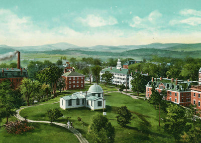 Dartmouth College Hanover NH in 1910 Vintage Print (7 Sizes) - Restored