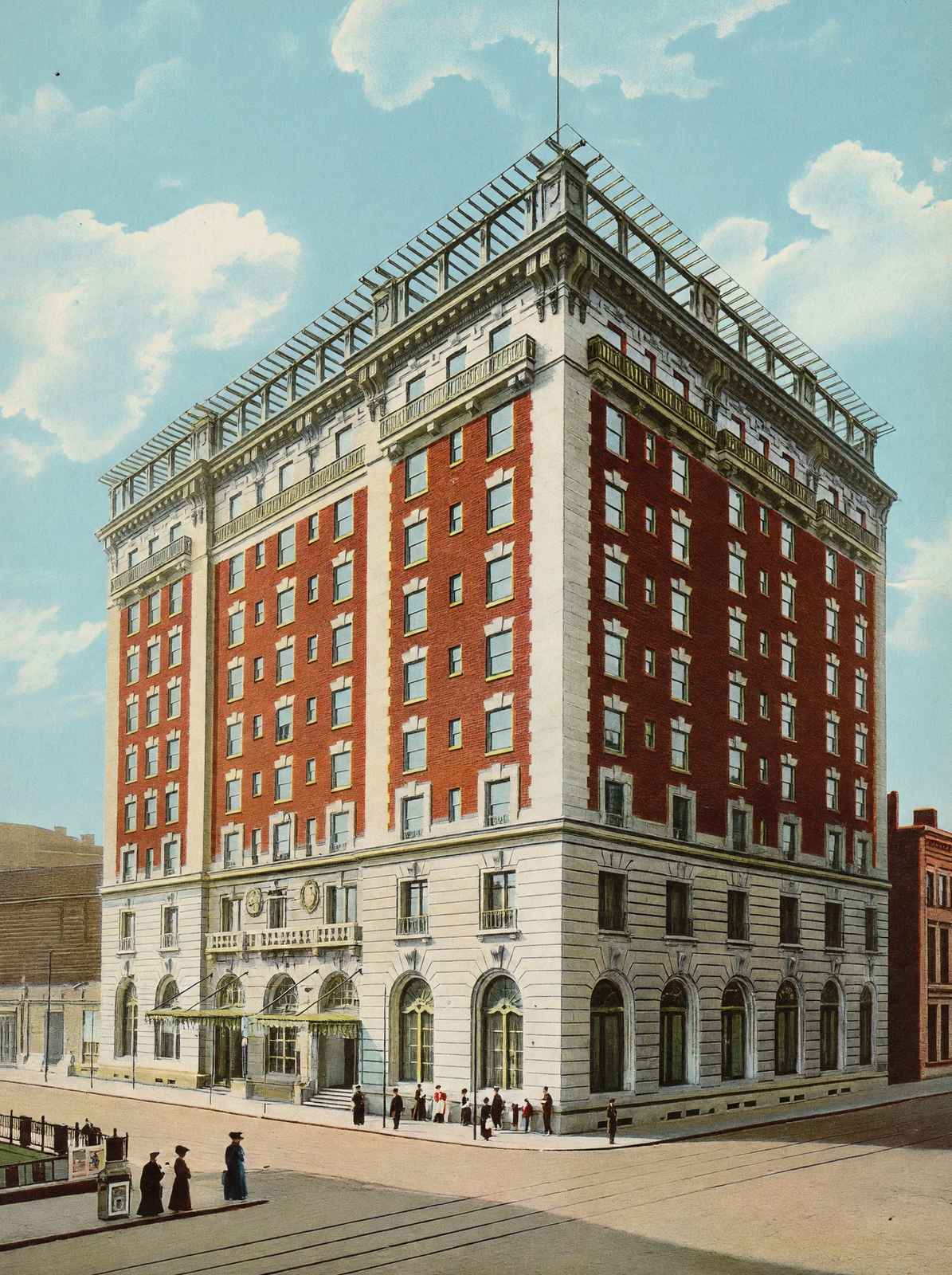 Seelbach Hotel Louisville in 1904 Vintage Print (7 Sizes) - Premium Quality