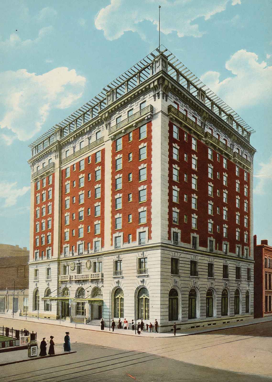 Seelbach Hotel Louisville in 1904 Vintage Print (7 Sizes) - Premium Quality