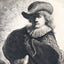 Self-Portrait in a Soft Hat and Embroidered Cloak 1631 Rembrandt Print (6 Sizes)
