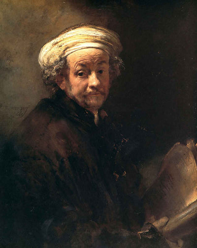 Self-Portrait As the Apostle Paul fine art print by Rembrandt (1661)