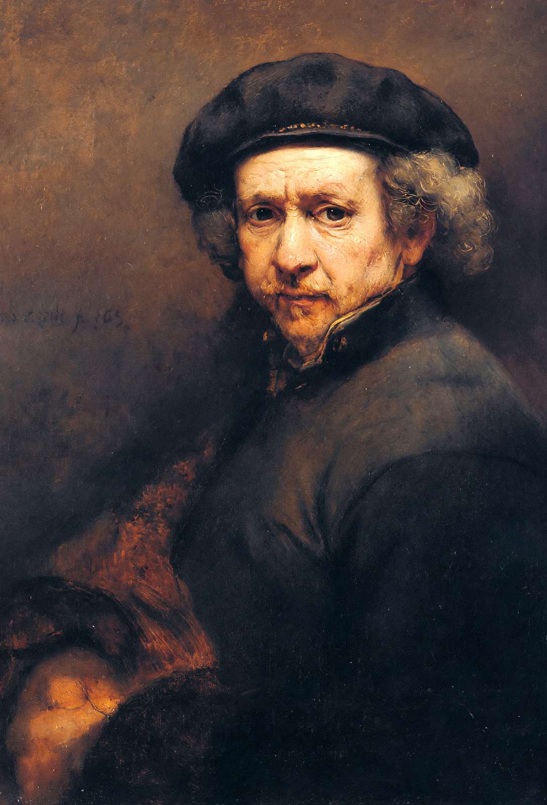 Self-Portrait Art Print 1659 Painting by Rembrandt (6 Sizes) - Archival Paper