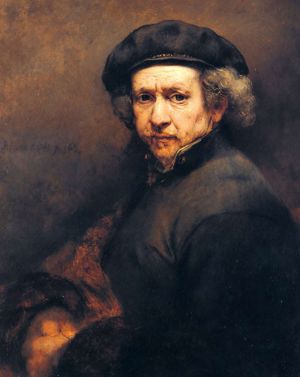 Self-Portrait (1659) painting print by Rembrandt (1659)