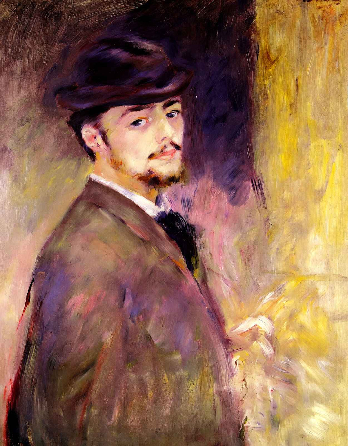 Self-Portrait at the Age of Thirty Five Art Print 1876 by Renoir (6 Sizes)