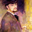 Self-Portrait at the Age of Thirty Five Art Print 1876 by Renoir (6 Sizes)