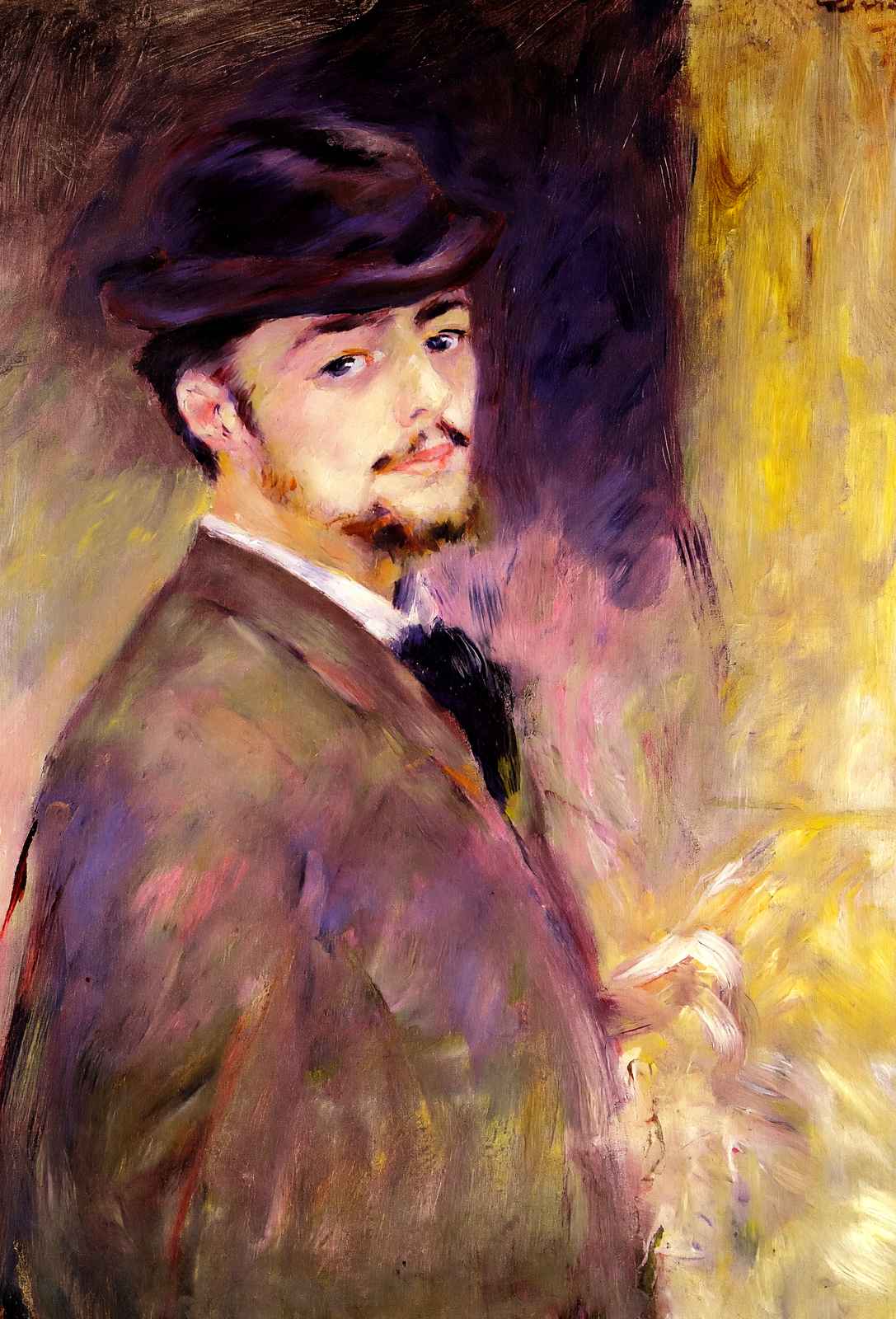Self-Portrait at the Age of Thirty Five Art Print 1876 by Renoir (6 Sizes)