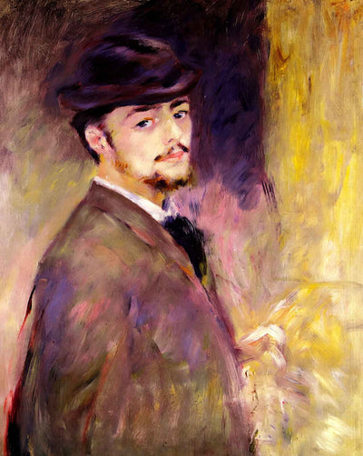 Self-Portrait at the Age of Thirty Five fine art print by Pierre-Auguste Renoir (1876)