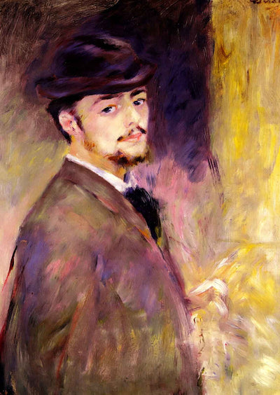 Self-Portrait at the Age of Thirty Five Art Print 1876 by Renoir (6 Sizes)