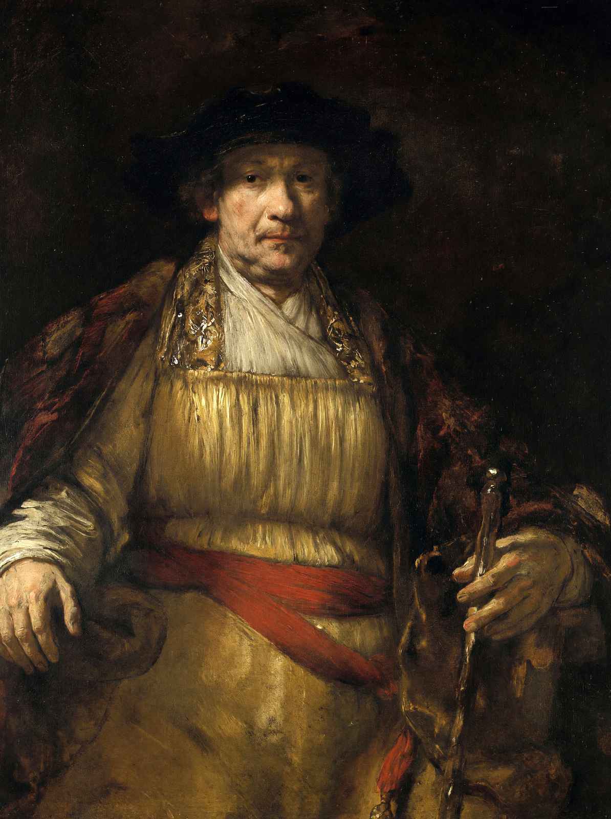 Self-Portrait 1658 Painting by Rembrandt Fine Art Print (6 Sizes)