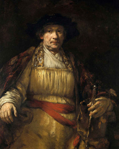 Self-Portrait (1658) fine art print by Rembrandt (1658)