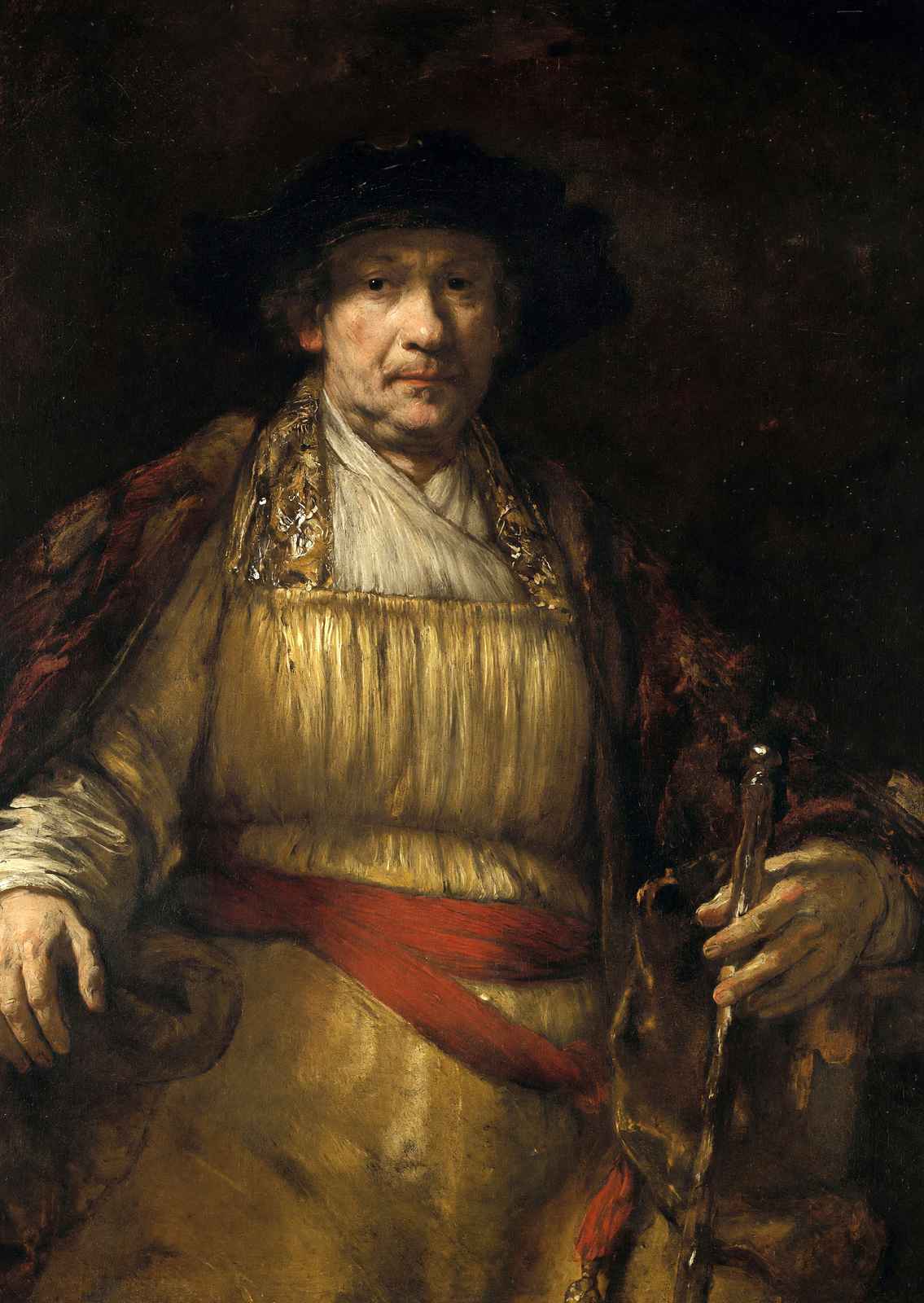 Self-Portrait 1658 Painting by Rembrandt Fine Art Print (6 Sizes)