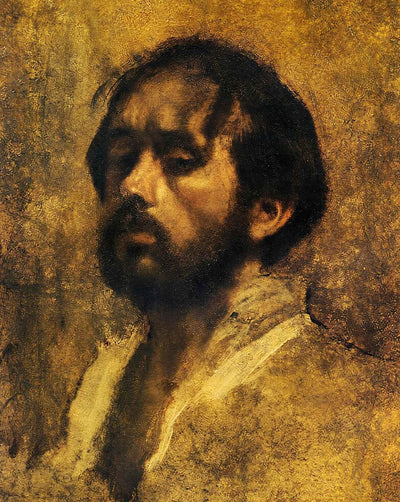 Self Portrait (1863) art print by Edgar Degas (1863)