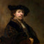 Self-Portrait at the Age of 1640 Painting by Rembrandt Art Print (6 Sizes)